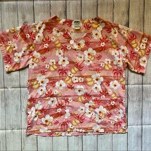 ▪️Hawaiian Sunset Scrub Top▪️